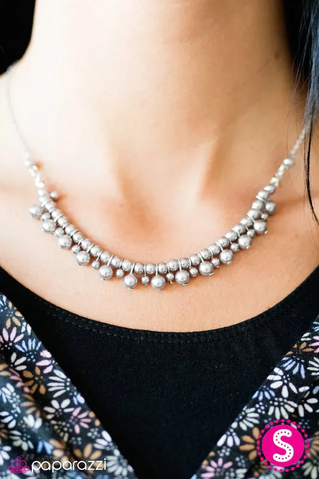 Paparazzi Necklace ~ Divine Beauty - Silver