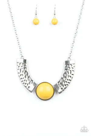 Paparazzi Necklace ~ Egyptian Spell - Yellow