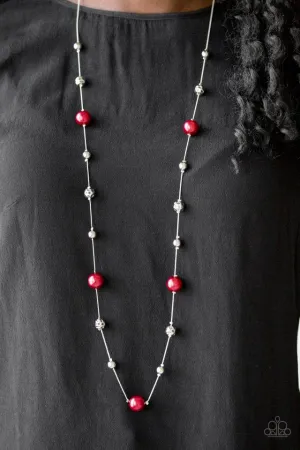 Paparazzi Necklace ~ Eloquently Eloquent - Red