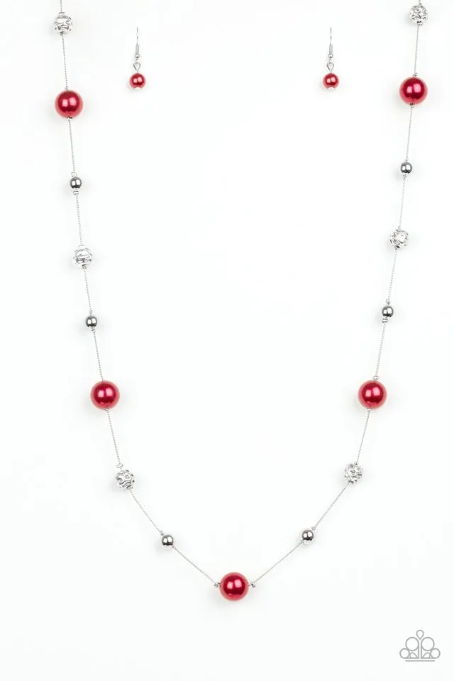 Paparazzi Necklace ~ Eloquently Eloquent - Red