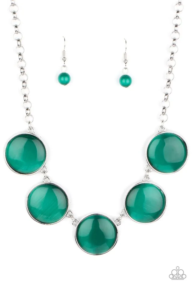 Paparazzi Necklace ~ Ethereal Escape - Green