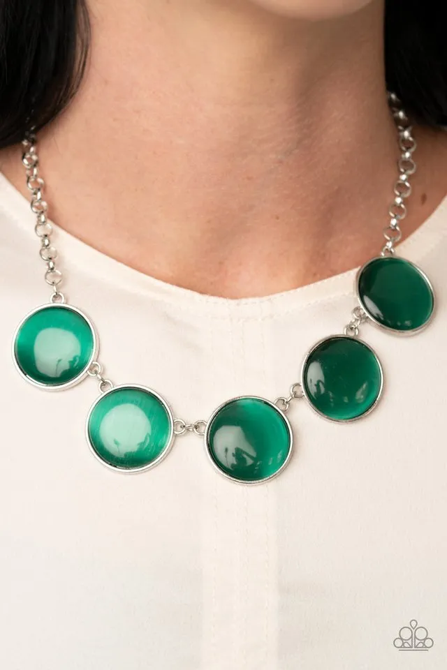 Paparazzi Necklace ~ Ethereal Escape - Green