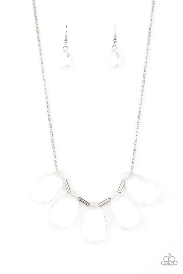 Paparazzi Necklace ~ HEIR It Out - White