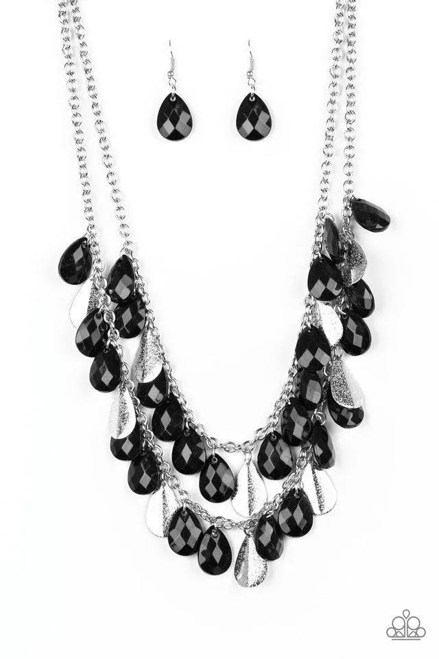 Paparazzi Necklace ~ Life of the FIESTA - Black