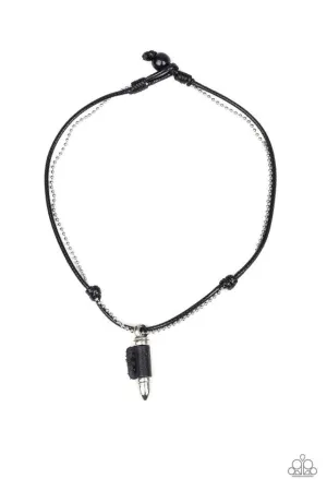 Paparazzi Necklace ~ Magic Bullet - Black