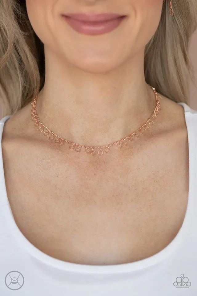 Paparazzi Necklace ~ Minimalist Magic - Copper