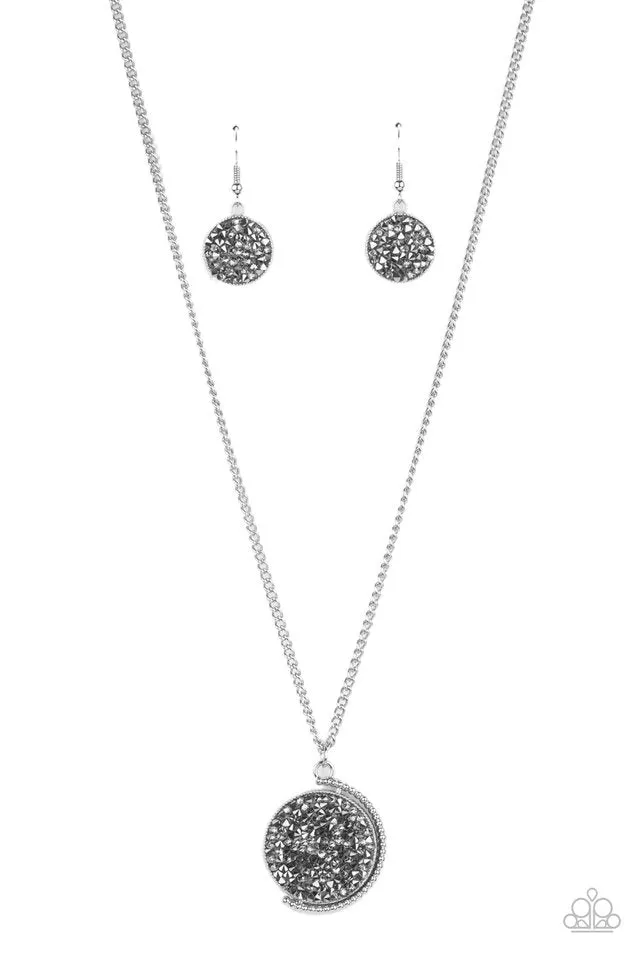 Paparazzi Necklace ~ My Moon and Stars - Silver