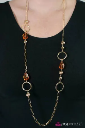 Paparazzi Necklace ~ Please, Hold Your Applause - Orange