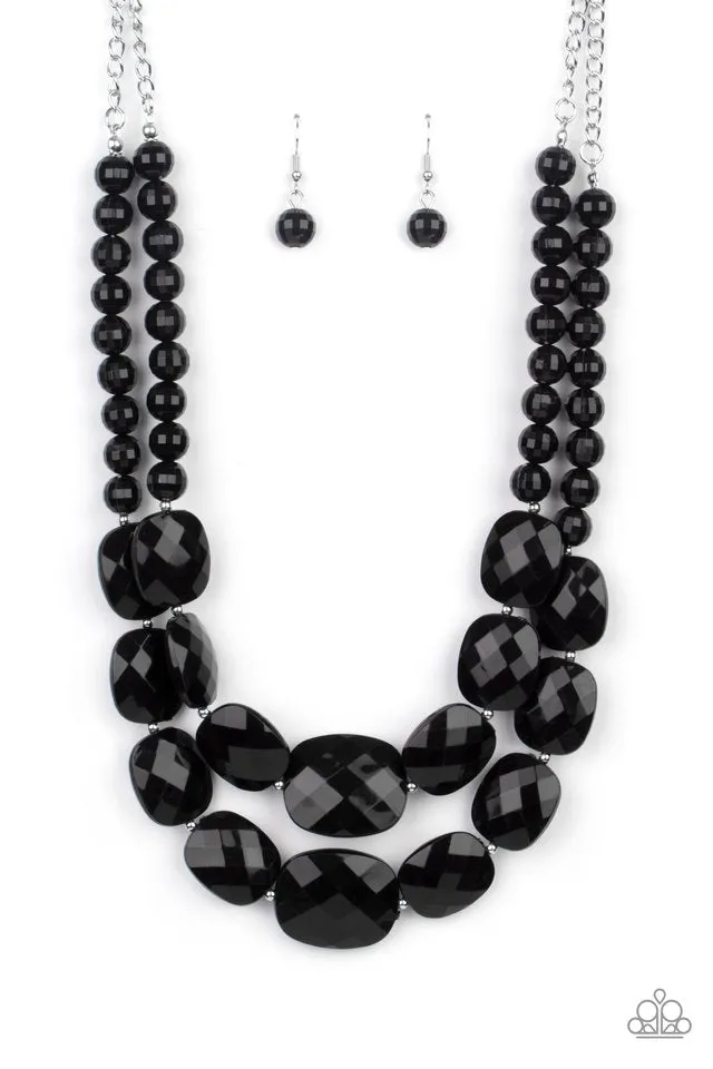 Paparazzi Necklace ~ Resort Ready - Black