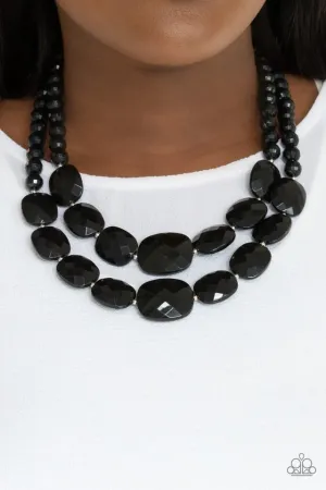 Paparazzi Necklace ~ Resort Ready - Black