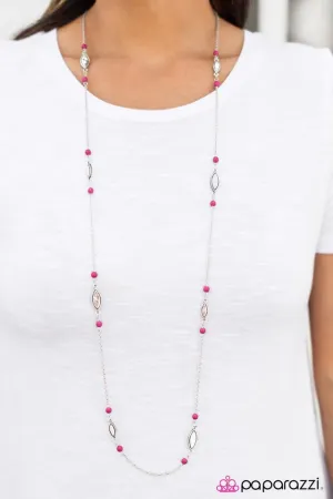 Paparazzi Necklace ~ Rural Radiance - Pink