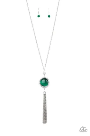 Paparazzi Necklace ~ Sparkling Spectacle - Green