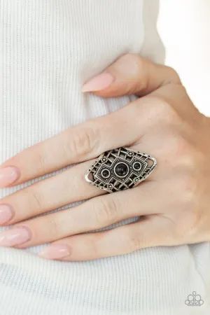 Paparazzi Ring ~ Desert Dreamland - Black