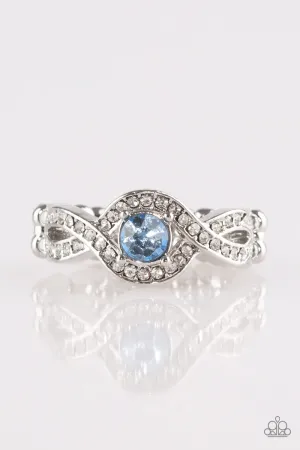 Paparazzi Ring ~ GLAM Of Thrones - Blue