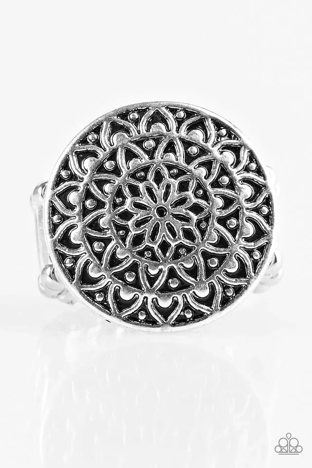 Paparazzi Ring ~ Petal Mantra - Silver