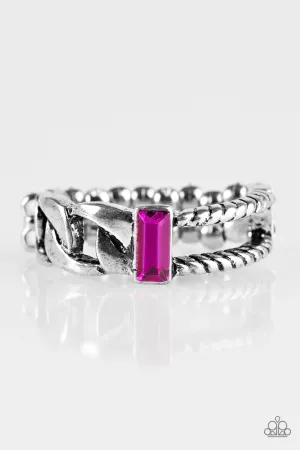 Paparazzi Ring ~ Runway Edge - Pink