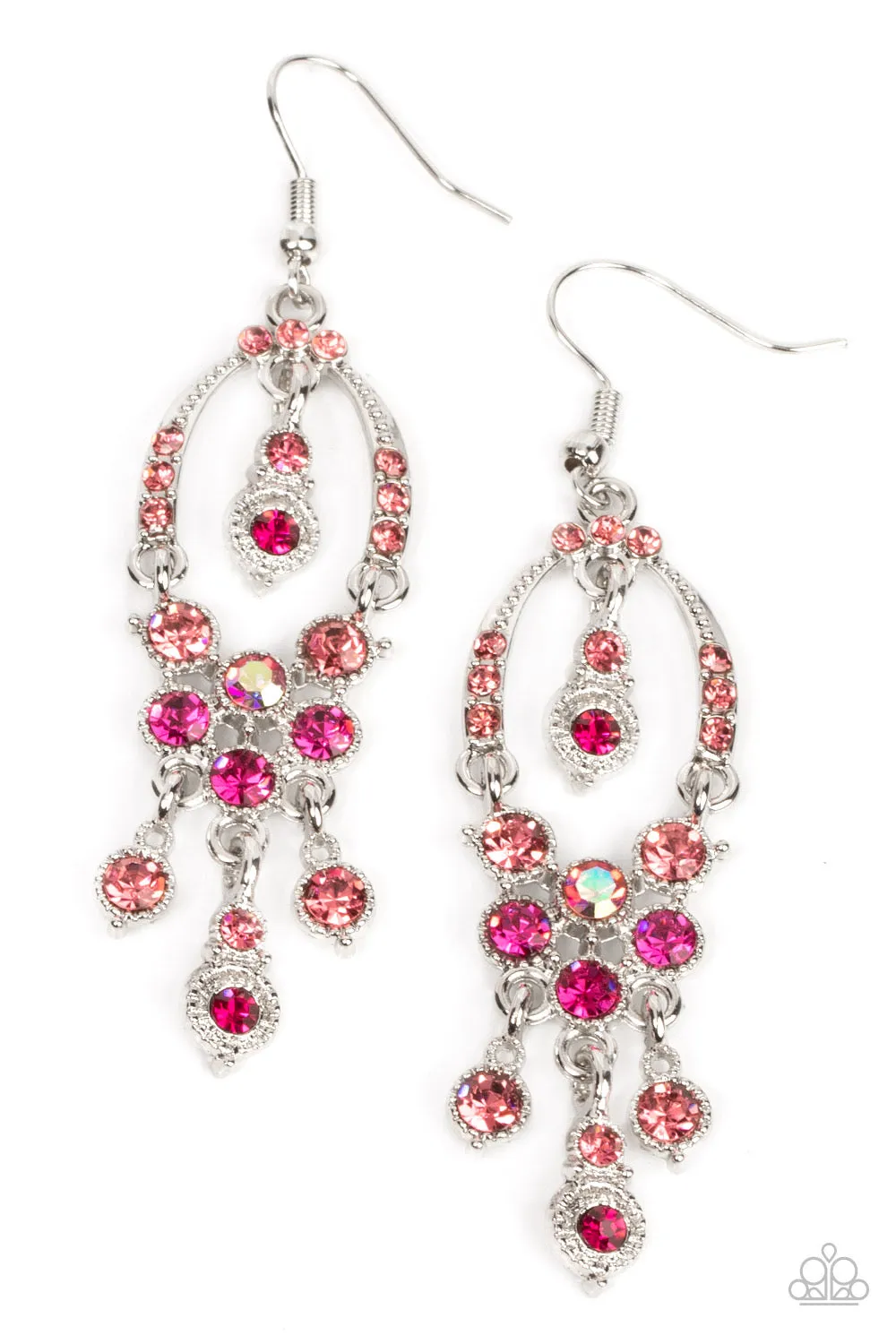 Paparazzi Sophisticated Starlet - Pink Earring