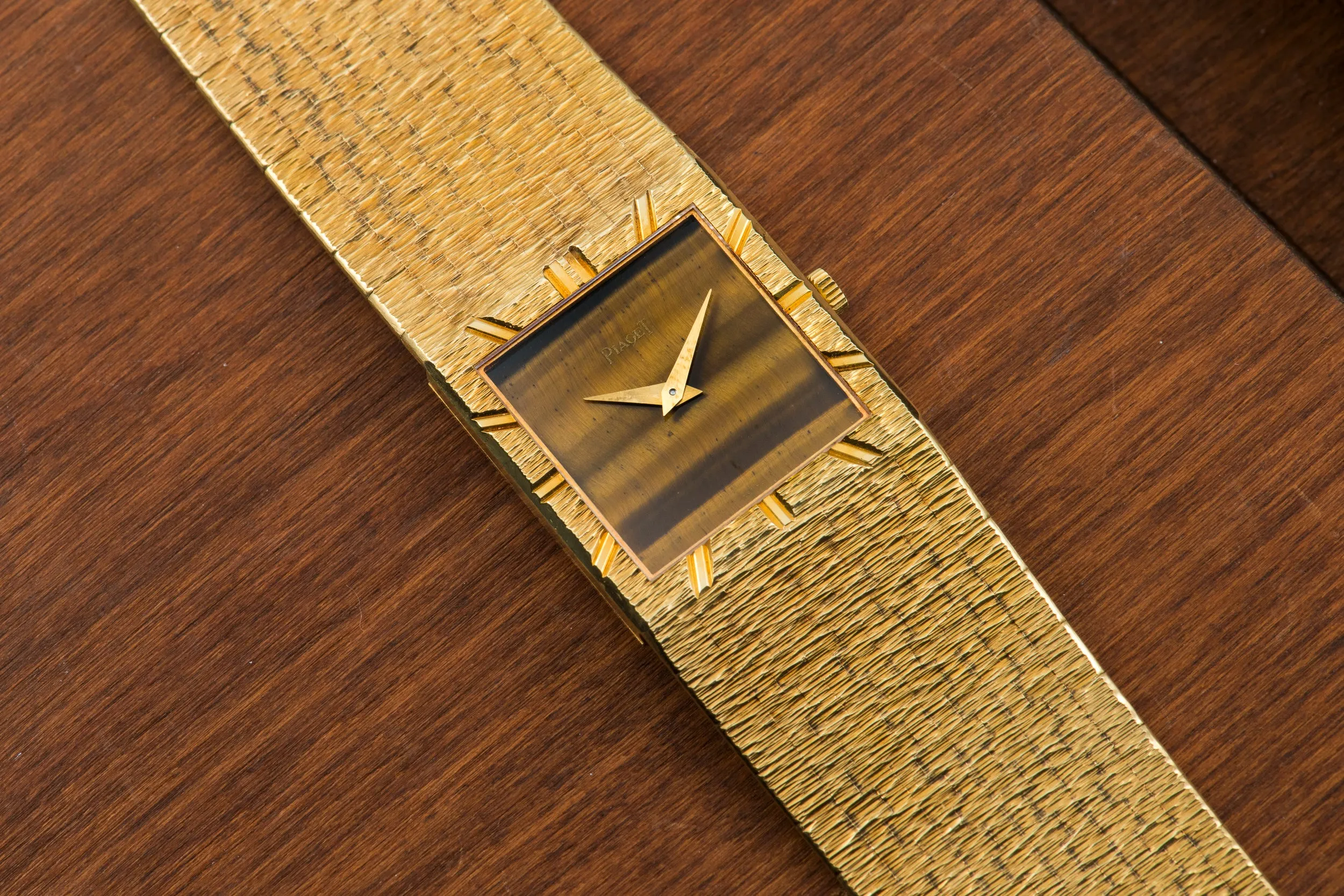 Piaget Yellow Gold 'Tiger's Eye' Dress Watch