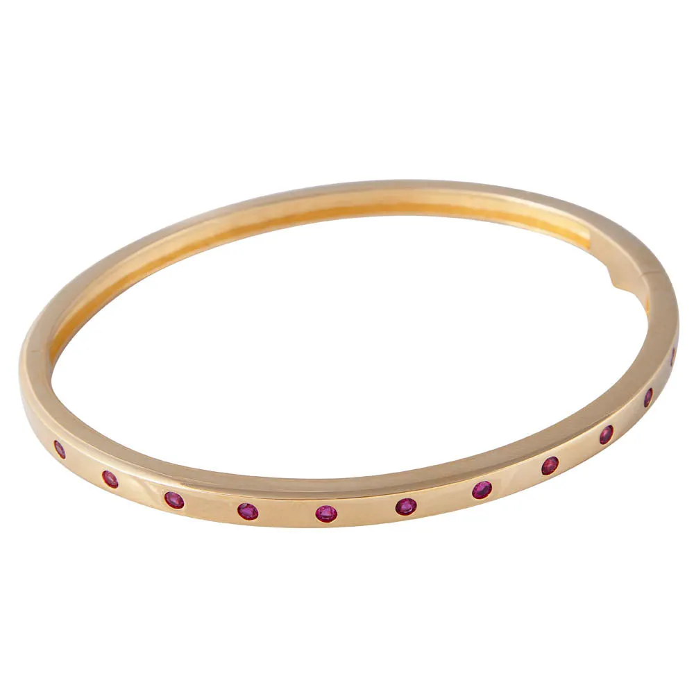 PINK CHEETAH BANGLE