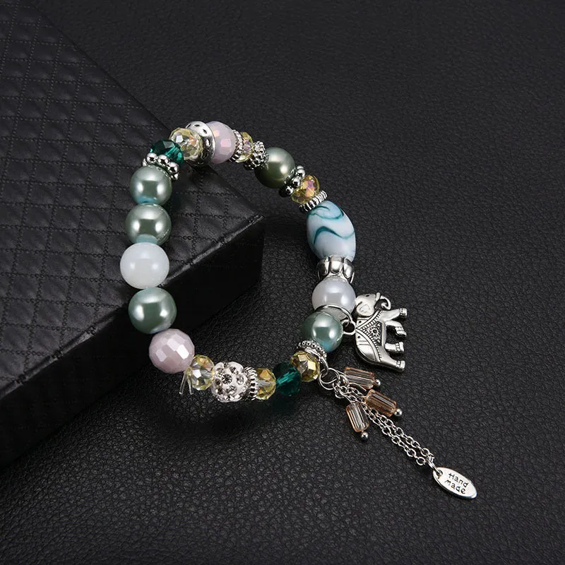 Popular Bohemian Bracelet Elephant Pendant