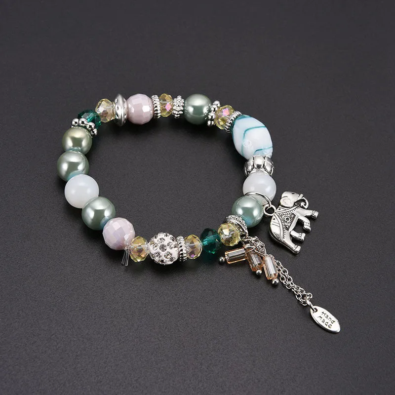 Popular Bohemian Bracelet Elephant Pendant