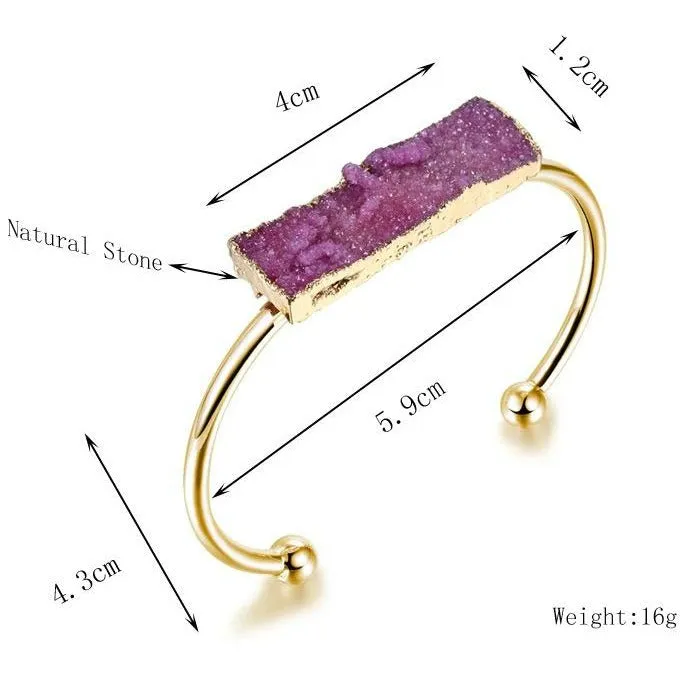 Rocky Druzy Bangle