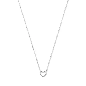 Saint Germain Amore 14 karat white gold necklace with heart