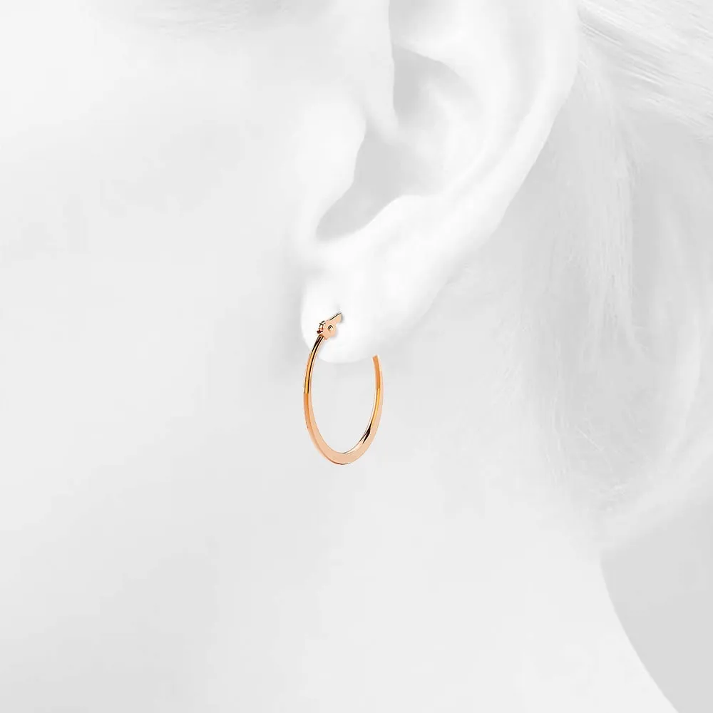 Sexy Oval Hoop Earrings 30mm