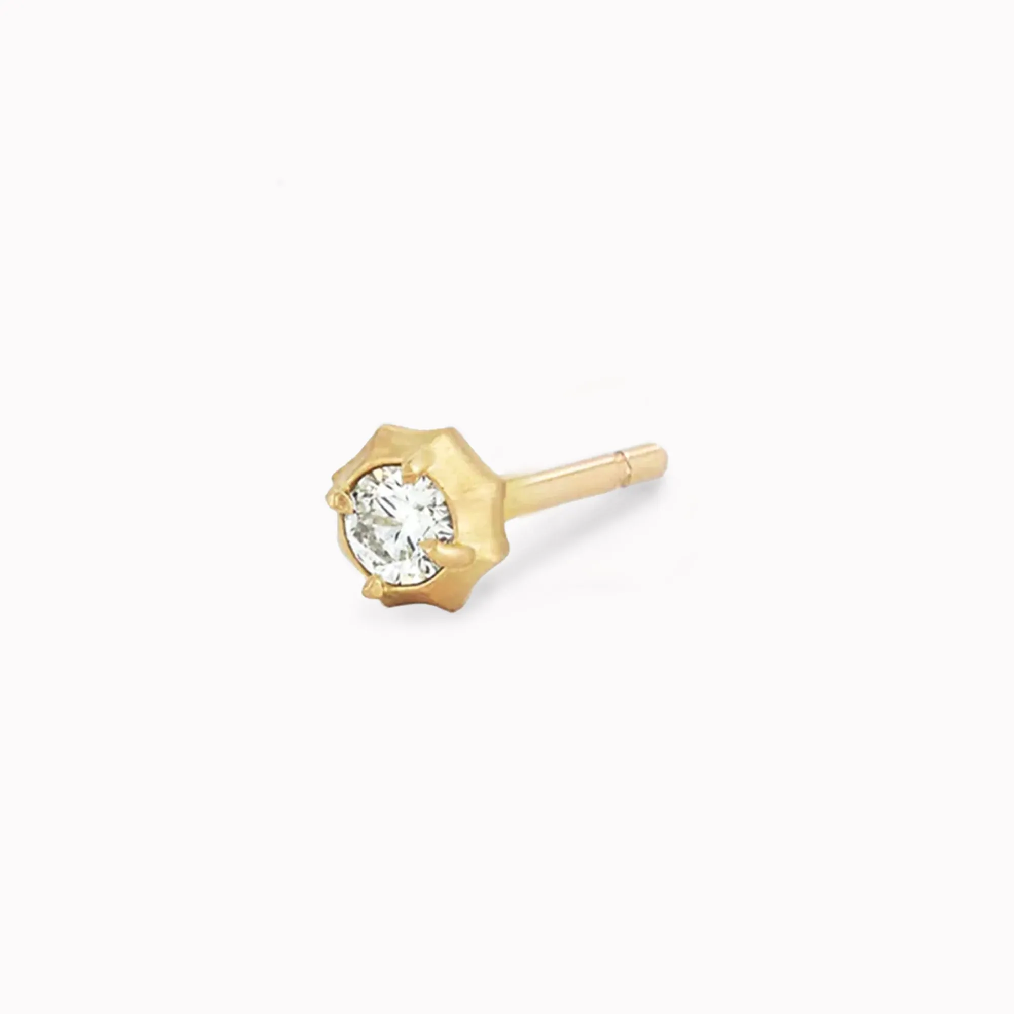 Sophisticated Piercing Stud 0.05ct