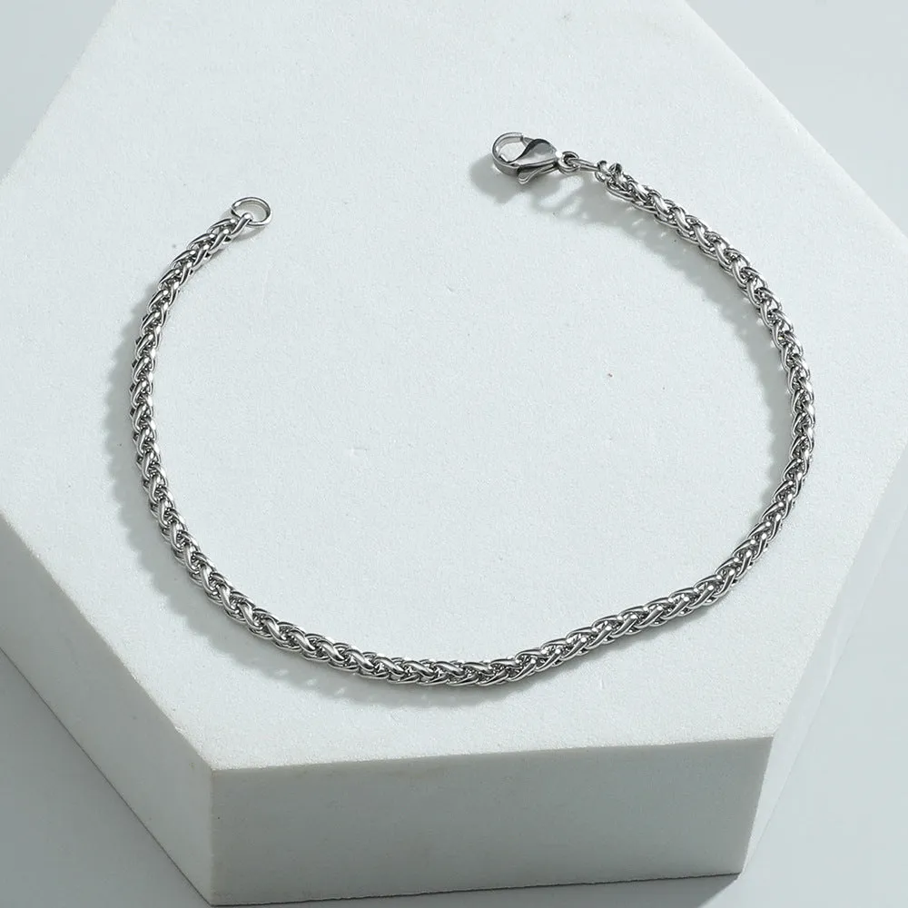 Stainless Steel Bracelet Light Luxury Temperament Does Not Fade Trend