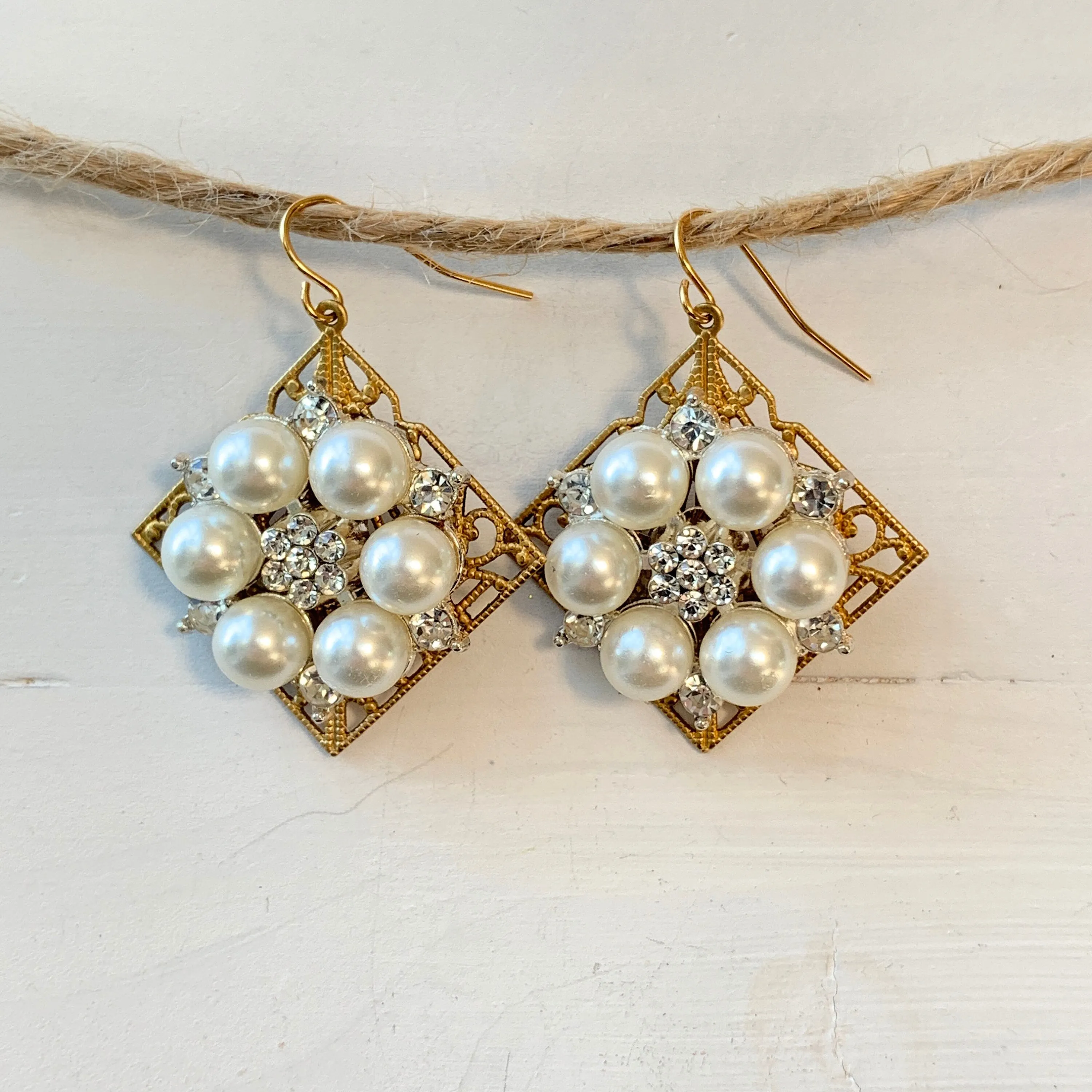 Stellar Crystal Drop Earrings