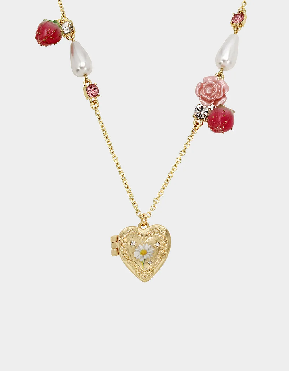 SWEATHEART SWOON HEART PENDANT PINK