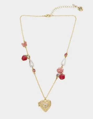 SWEATHEART SWOON HEART PENDANT PINK