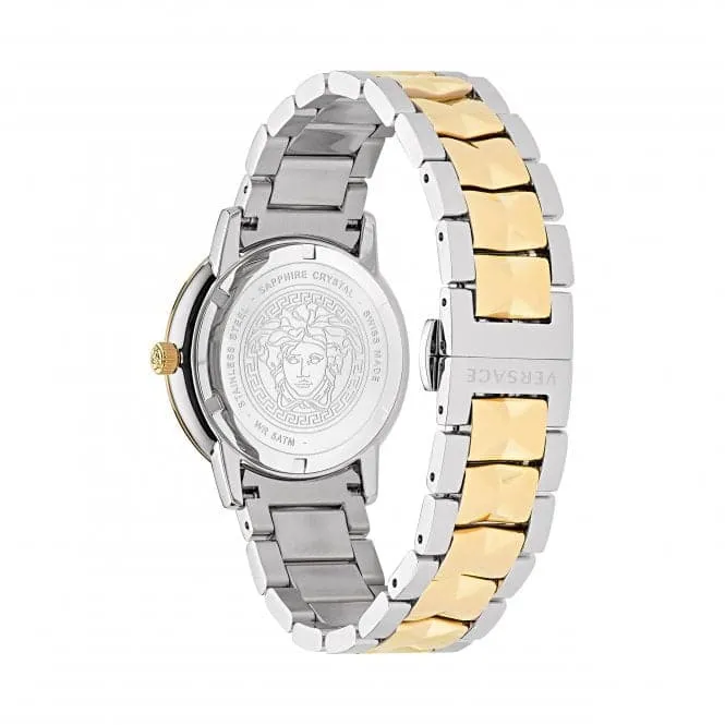 Versace Ladies V-Tribute Stainless Steel White-Silver Watch VE2P00422