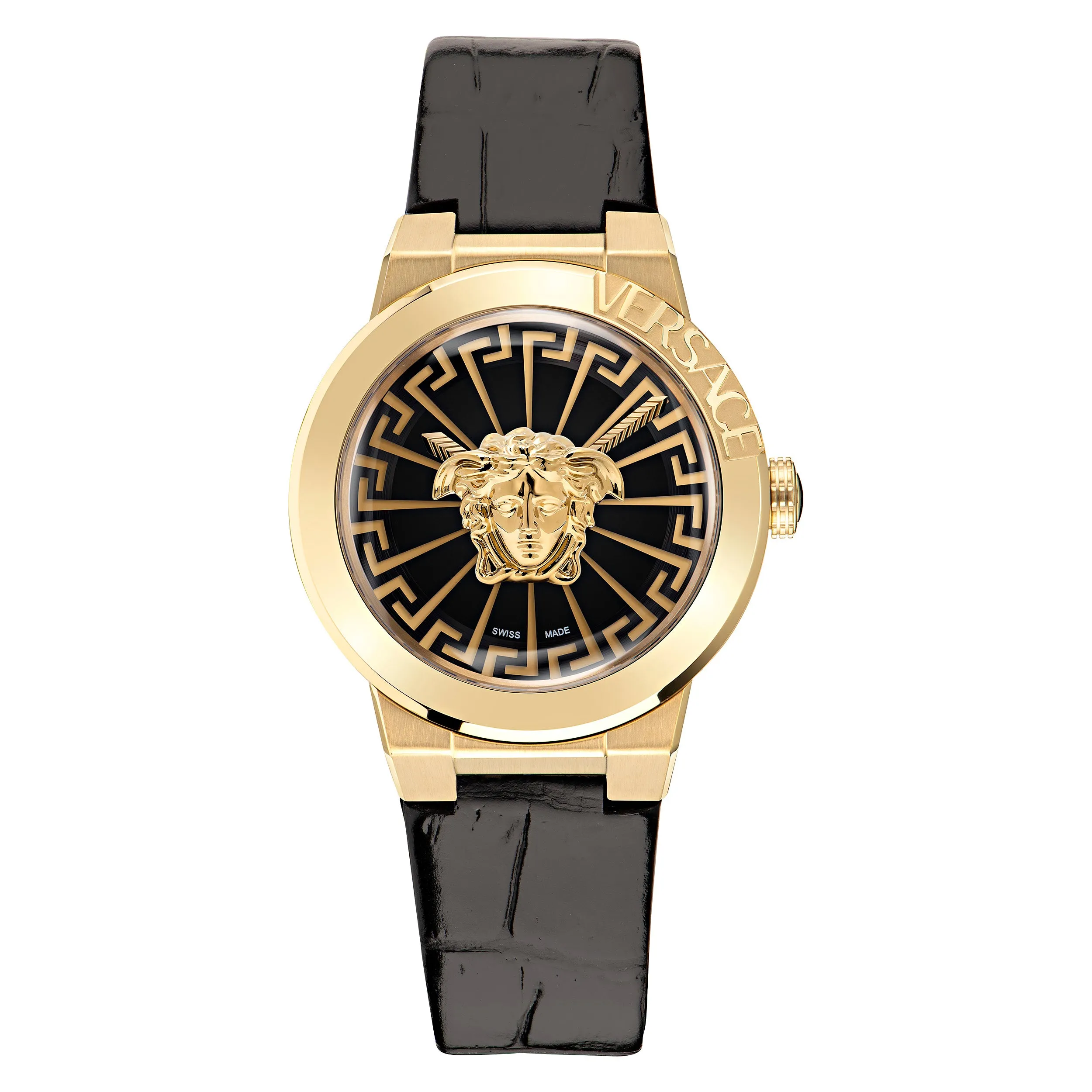 Versace Medusa Infinite Black Dial Women Watch - Ve3F00222