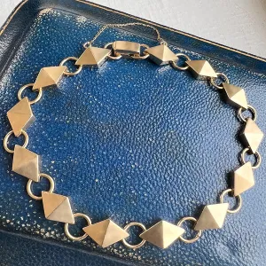 Vintage Geometric Link Bracelet