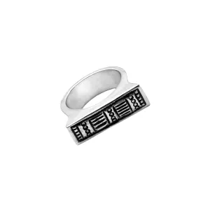 Wiener Werkstatte Line Out Stack Ring