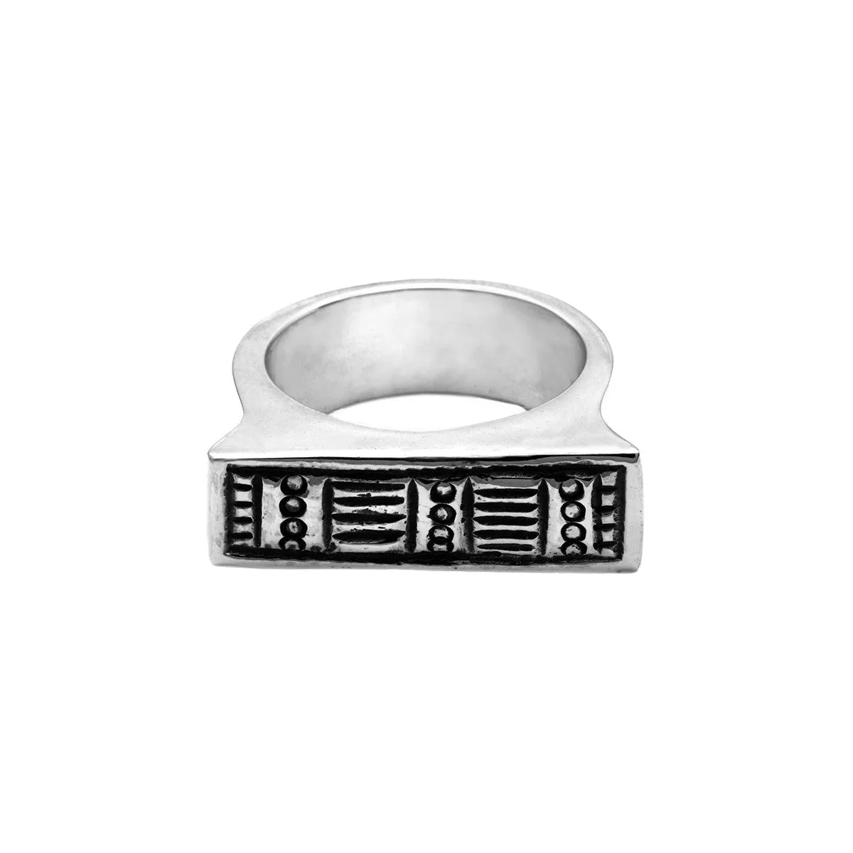 Wiener Werkstatte Line Out Stack Ring