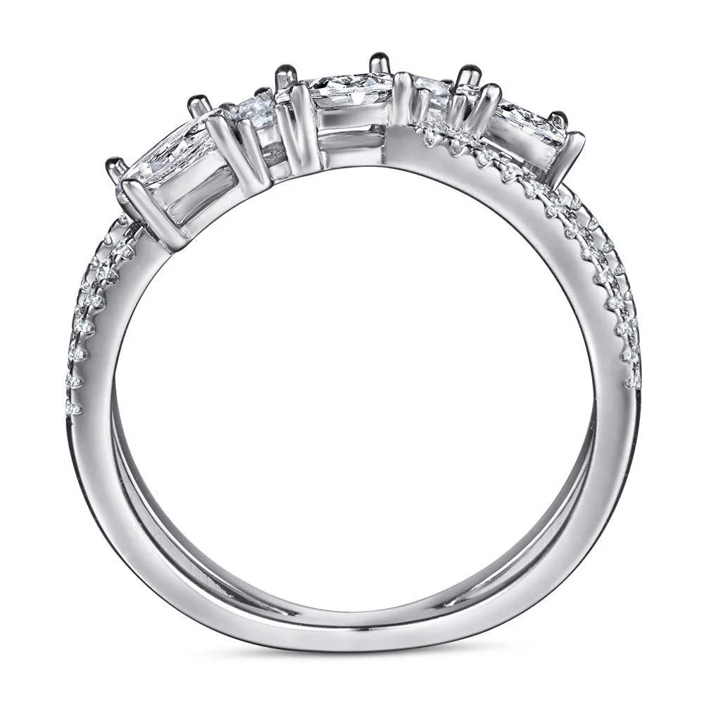 Zircon Women''s Wedding Engagement Ring