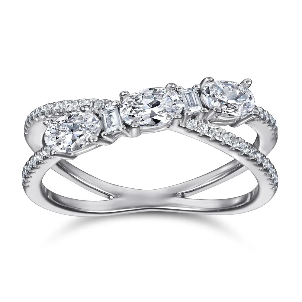 Zircon Women''s Wedding Engagement Ring